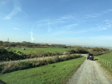 利根川オフロード　道のり　茨城県守谷市